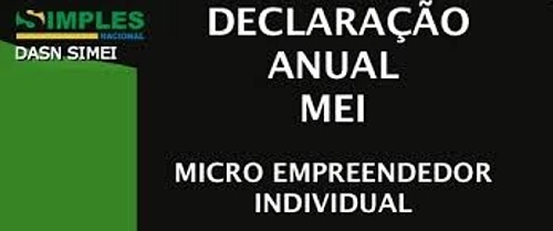 COMEÇOU A CONTAR O PRAZO PARA DECLARAÇÃO ANUAL DE FATURAMENTO DO MEI