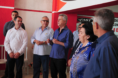 café da manhã com o governador