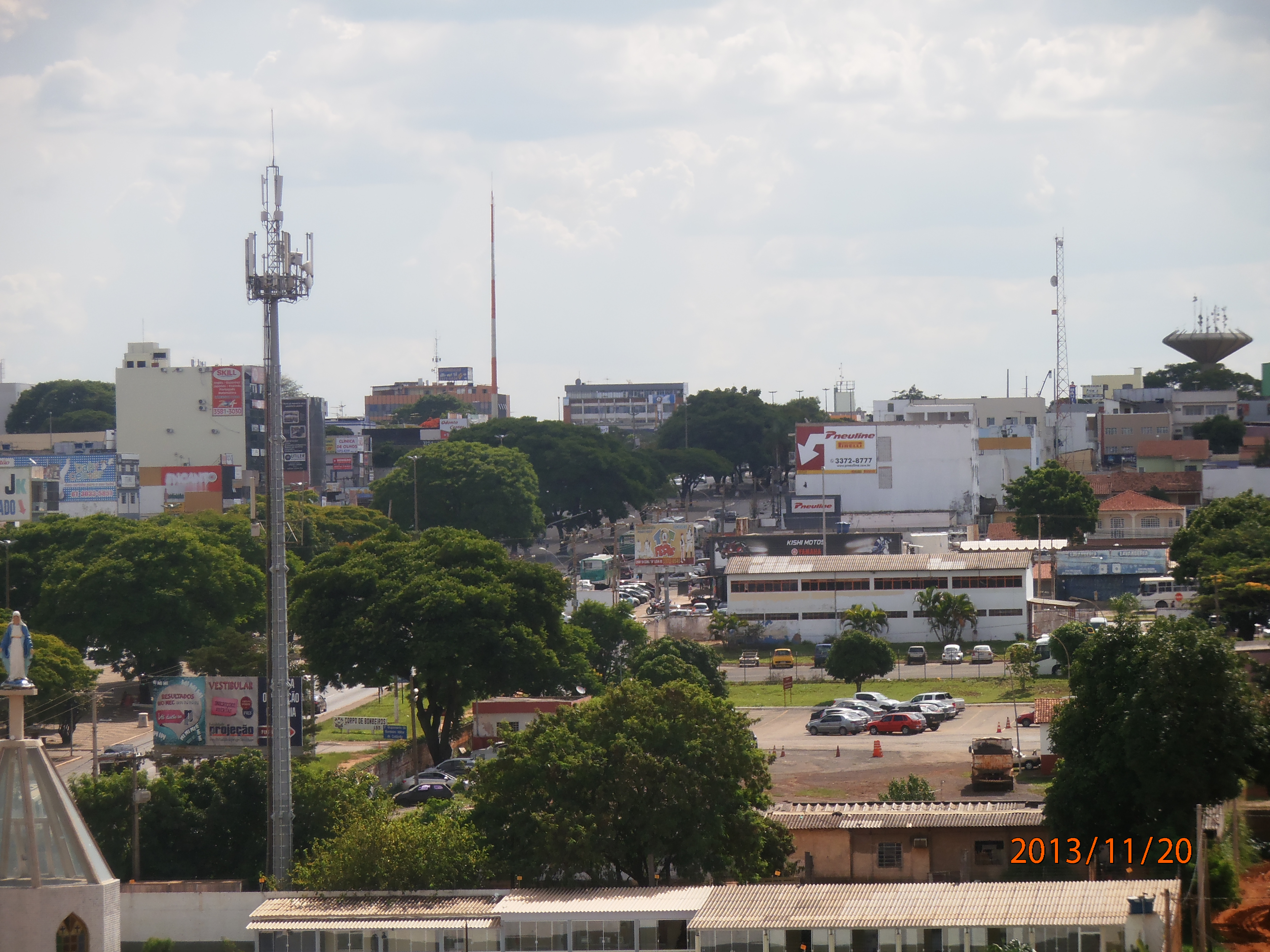 Vista do centro de Ceilândia — DF